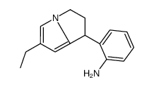 Benzenamine, 2-(6-ethyl-2,3-dihydro-1H-pyrrolizin-1-yl)- (9CI)结构式