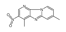 4,7-Dimethyl-3-nitrodipyrido(1,2-a:3',2'-d)imidazole结构式