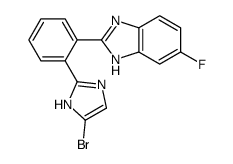 2-[2-(5-bromo-1H-imidazol-2-yl)phenyl]-6-fluoro-1H-benzimidazole结构式