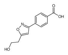 4-[5-(2-hydroxyethyl)-1,2-oxazol-3-yl]benzoic acid结构式