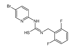 1-(5-bromopyridin-2-yl)-3-[(2,6-difluorophenyl)methyl]thiourea结构式