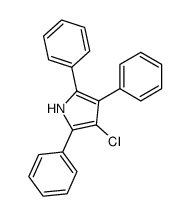 3-chloro-2,4,5-triphenyl-pyrrole Structure