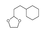 2-(2-cyclohexylethyl)-1,3-dioxolane Structure