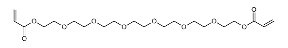 3,6,9,12,15,18-hexaoxaicosane-1,20-diyl diacrylate结构式