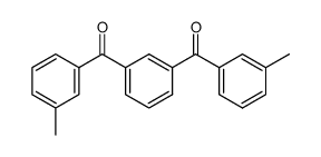 (3-(3-methylbenzoyl)phenyl)(3-methylphenyl)methanone Structure