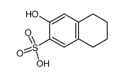 3-hydroxy-5,6,7,8-tetrahydro-naphthalene-2-sulfonic acid结构式