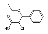 3-ethoxy-2-chloro-3-phenyl-propionic acid结构式