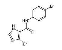 5-bromo-1(3)H-imidazole-4-carboxylic acid-(4-bromo-anilide) Structure