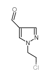 1-(2-CHLOROETHYL)-1H-PYRAZOLE-4-CARBALDEHYDE Structure