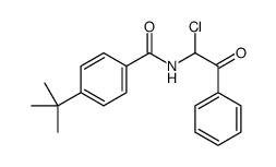 4-tert-butyl-N-(1-chloro-2-oxo-2-phenylethyl)benzamide Structure