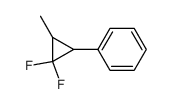 1,1-difluoro-3-methyl-2-phenylcyclopropane结构式