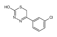 5-(3-chlorophenyl)-3,6-dihydro-1,3,4-thiadiazin-2-one Structure