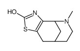 4,5,6,7,8,9-hexahydro-2-hydroxy-4,8-methano-5-methylthiazolo<4,5-c>azocine Structure