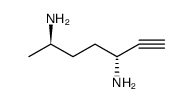 6-Heptyne-2,5-diamine, (2R,5R)结构式