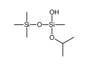hydroxy-methyl-propan-2-yloxy-trimethylsilyloxysilane结构式