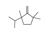 1,1,3-trimethyl-2-methylidene-3-propan-2-ylcyclopentane结构式