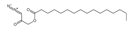 1-diazonio-3-hexadecanoyloxyprop-1-en-2-olate Structure