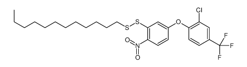 2-chloro-1-[3-(dodecyldisulfanyl)-4-nitrophenoxy]-4-(trifluoromethyl)benzene Structure