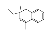 3-ethyl-1,3-dimethyl-4H-isoquinoline结构式