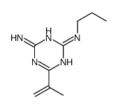 6-prop-1-en-2-yl-2-N-propyl-1,3,5-triazine-2,4-diamine结构式