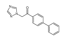 1-(4-phenylphenyl)-2-(1,2,4-triazol-1-yl)ethanone结构式