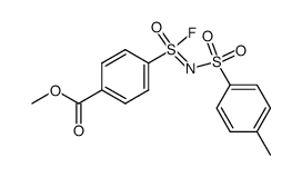 S-(4-methoxycarbonylphenyl)-N-tosylsulfonimidoyl fluoride Structure