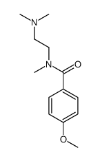 N-[2-(dimethylamino)ethyl]-4-methoxy-N-methylbenzamide结构式