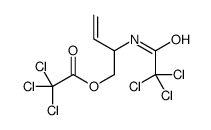 2-[(2,2,2-trichloroacetyl)amino]but-3-enyl 2,2,2-trichloroacetate Structure