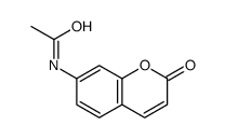 N-(2-oxochromen-7-yl)acetamide结构式