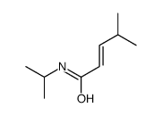 4-methyl-N-propan-2-ylpent-2-enamide结构式