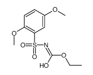 ethyl N-(2,5-dimethoxyphenyl)sulfonylcarbamate结构式