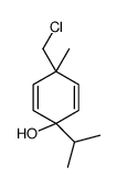 4-(chloromethyl)-4-methyl-1-propan-2-ylcyclohexa-2,5-dien-1-ol Structure