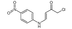 1-chloro-4-(4-nitroanilino)but-3-en-2-one Structure