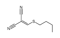 2-(butylsulfanylmethylidene)propanedinitrile Structure