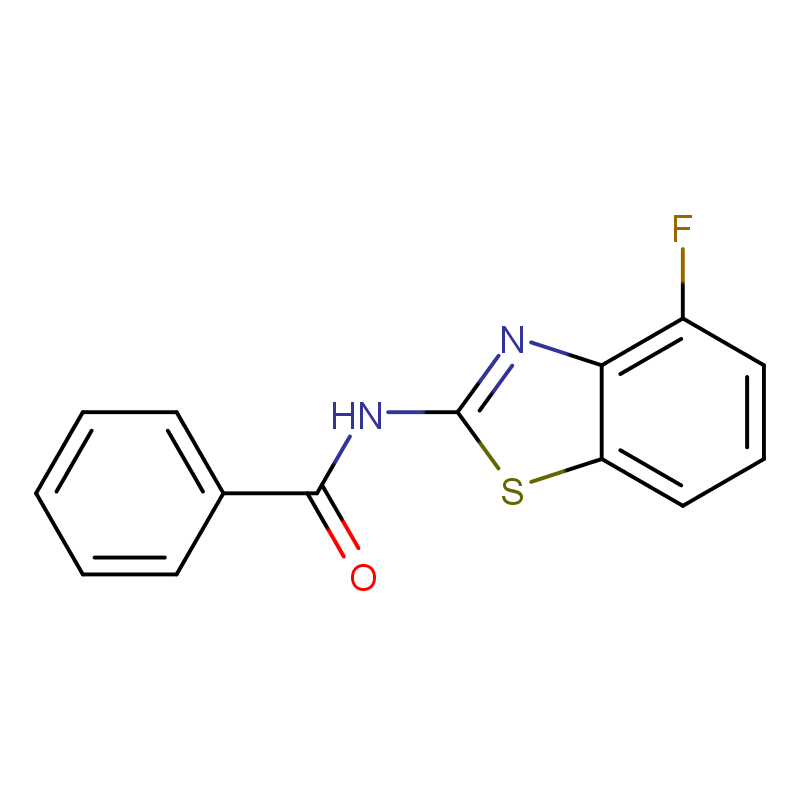 N-(4-fluoro-1,3-benzothiazol-2-yl)benzamide图片