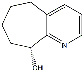 (R)-6,7,8,9-tetrahydro-5H-cyclohepta[b]pyridin-9-ol结构式