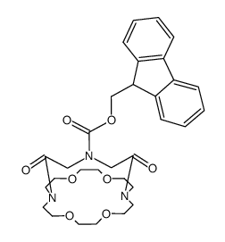 9H-9-flourenylmethyl-19,23-dioxo-4,7,13,16-tetraoxa-1,10,21-triazabicyclo[8.8.5]tricosane-21-carboxylate Structure