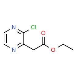 ethyl 2-(3-chloropyrazin-2-yl)acetate Structure