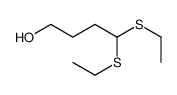 4,4-bis(ethylsulfanyl)butan-1-ol结构式
