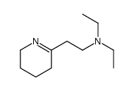 N,N-diethyl-2-(2,3,4,5-tetrahydropyridin-6-yl)ethanamine Structure