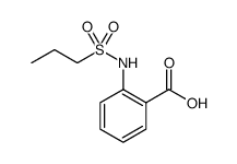 Benzoic acid, 2-[(propylsulfonyl)amino] Structure
