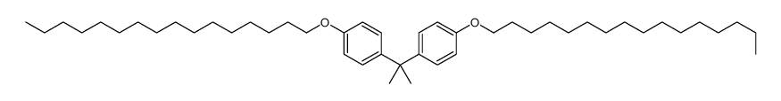 1-hexadecoxy-4-[2-(4-hexadecoxyphenyl)propan-2-yl]benzene Structure