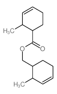 3-Cyclohexene-1-carboxylicacid, 2-methyl-, (2-methyl-3-cyclohexen-1-yl)methyl ester structure