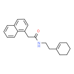 N-[2-(1-Cyclohexen-1-yl)ethyl]-2-(1-naphthyl)acetamide结构式