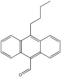 10-butyl-anthracene-9-carbaldehyde structure