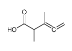 2,3-dimethylpenta-3,4-dienoic acid结构式