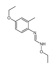 N-ethoxy-N'-(4-ethoxy-2-methylphenyl)methanimidamide Structure