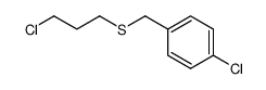 3-chloropropyl p-chlorobenzyl sulfide结构式