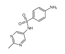 sulfanilic acid-(2-methyl-pyrimidin-5-ylamide) Structure