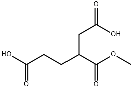3-(甲氧基羰基)己二酸结构式